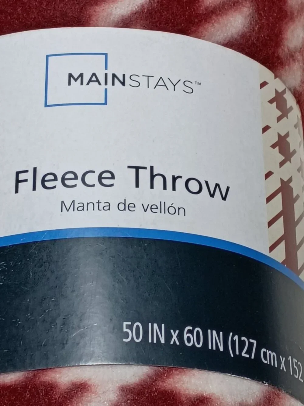 Mainstays: Fleece Throw Blanket, Size 50 Inches by 60 Inches 2025